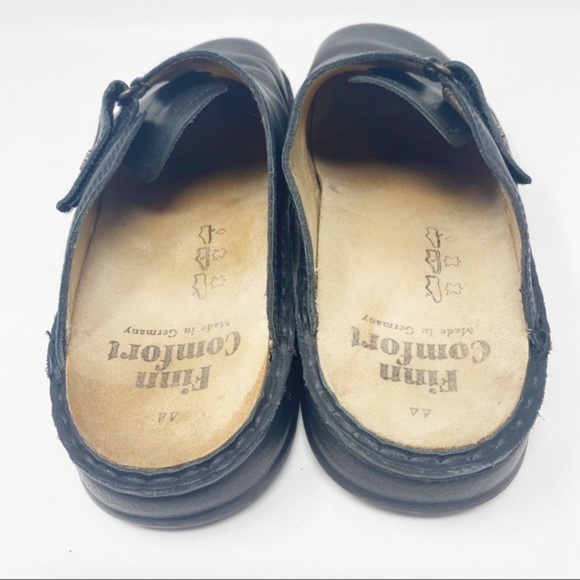 Finn Comfort Black Leather Men's Loafers - Picture 4 of 8